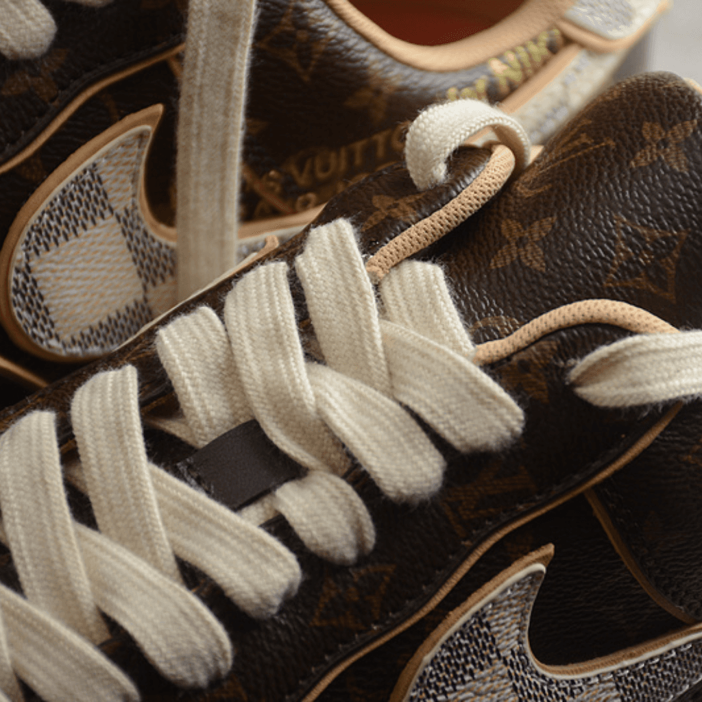 Nike Air Force 1 Low Louis Vuitton Monogram Brown Damier Azur.