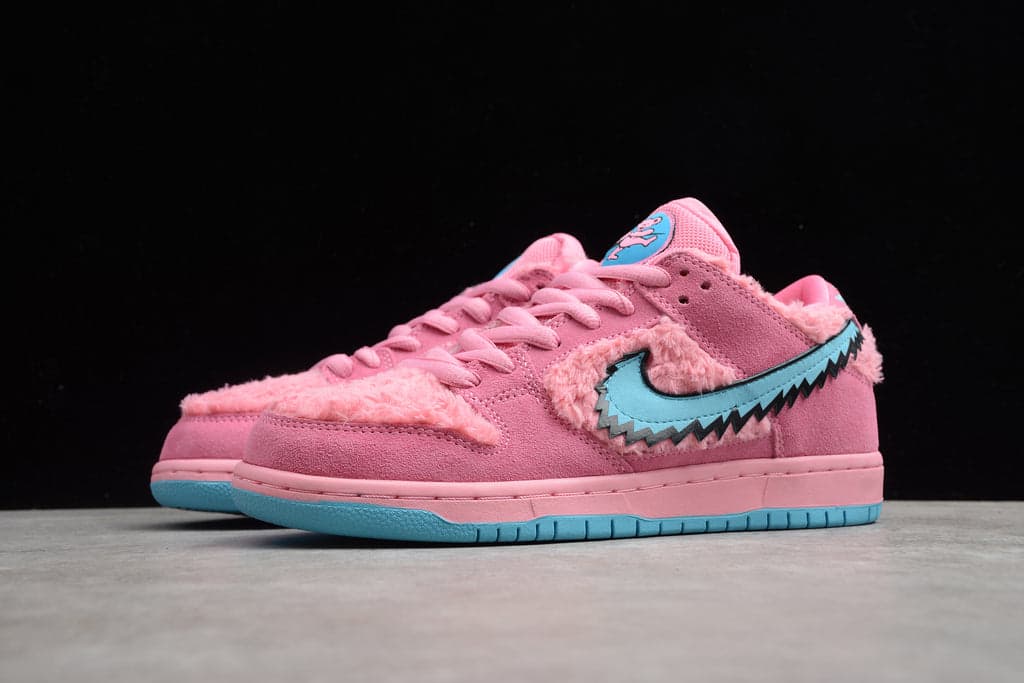 Nike SB Dunk Low Grateful Dead Bears Opti Pink CJ5378 600 (Pronta entrega)