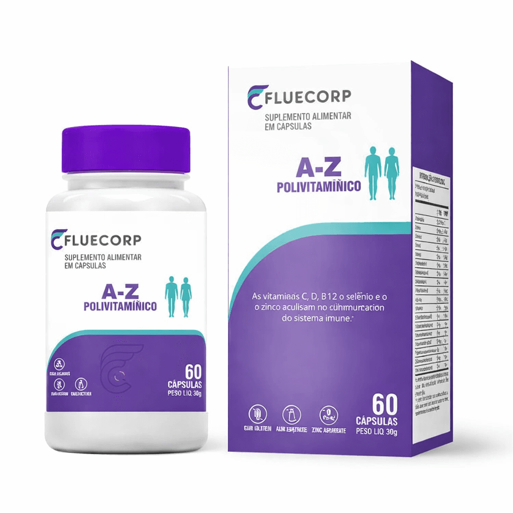 Evolue Fluecorp Polivitaminico A-Z 60 Cápsulas
