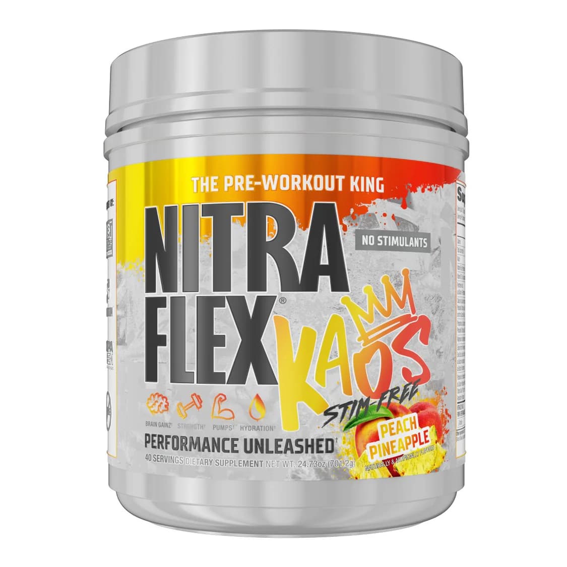 GAT Nitra Flex kaos Stim Free Pré-Workout King 699g