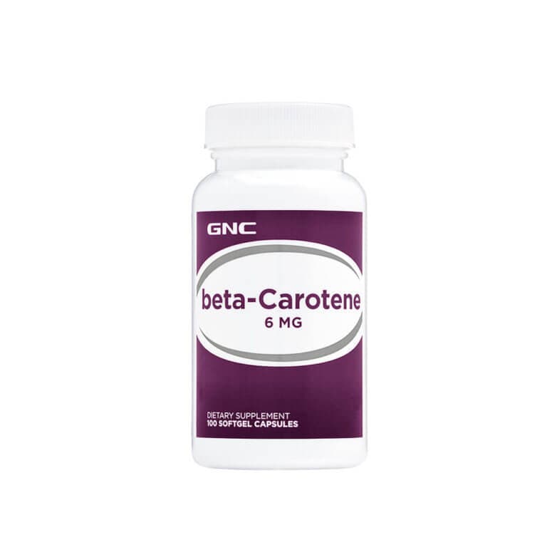 GNC Beta-Carotene 6mg 100 Cápsulas