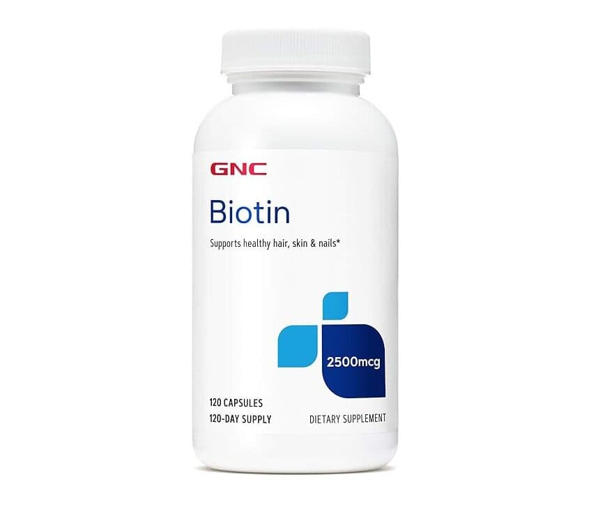 GNC Biotin 600mg 120 Cápsulas