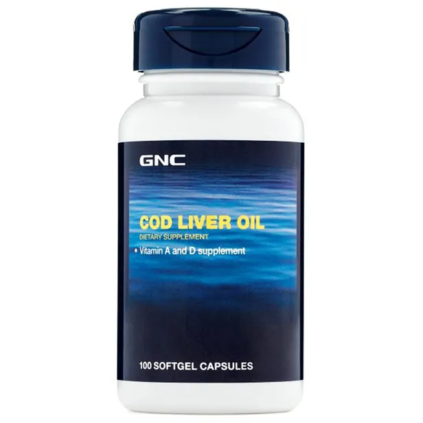 GNC Cod Liver Oil 100 cápsulas