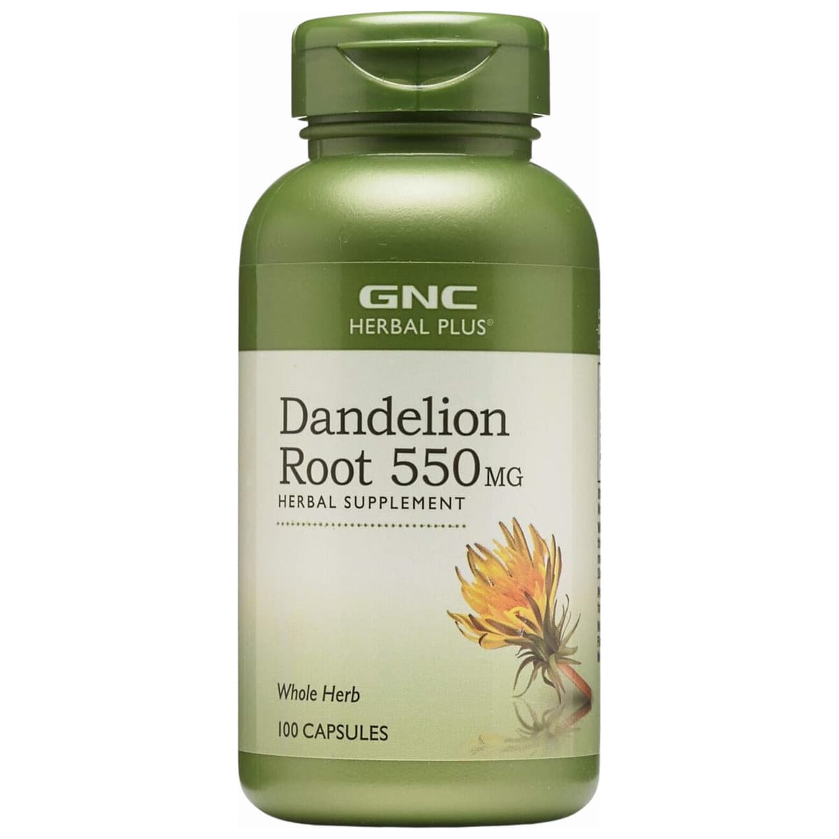 GNC Dandelion Root 550mg 100 Cápsulas