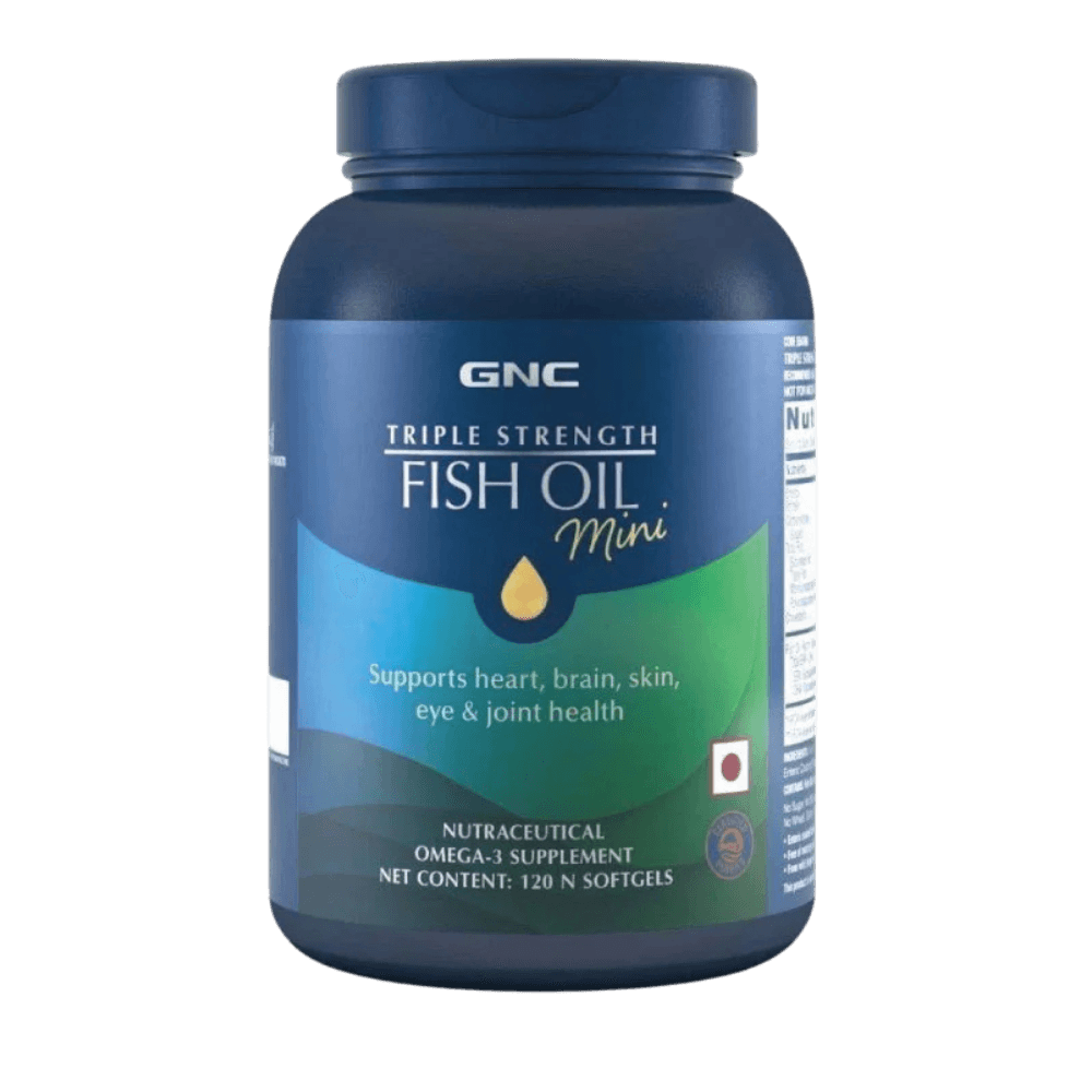 GNC Fish Oil Mini 120 Cápsulas