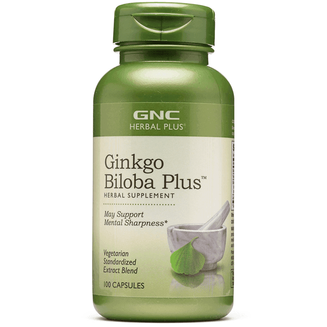 GNC Ginkgo Biloba Plus 120 cápsulas