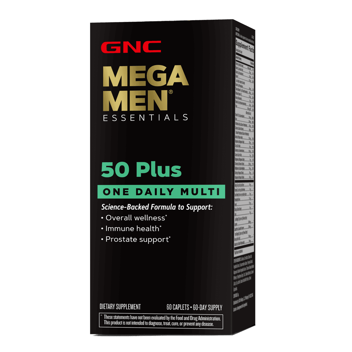 GNC Mega Men 50 Plus Multivitamínico 60 Cápsulas