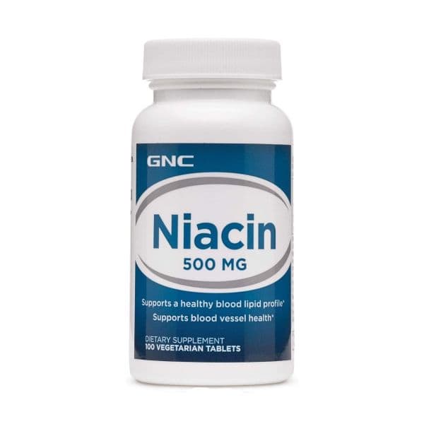 GNC Niacin 500mg 100 Cápsulas