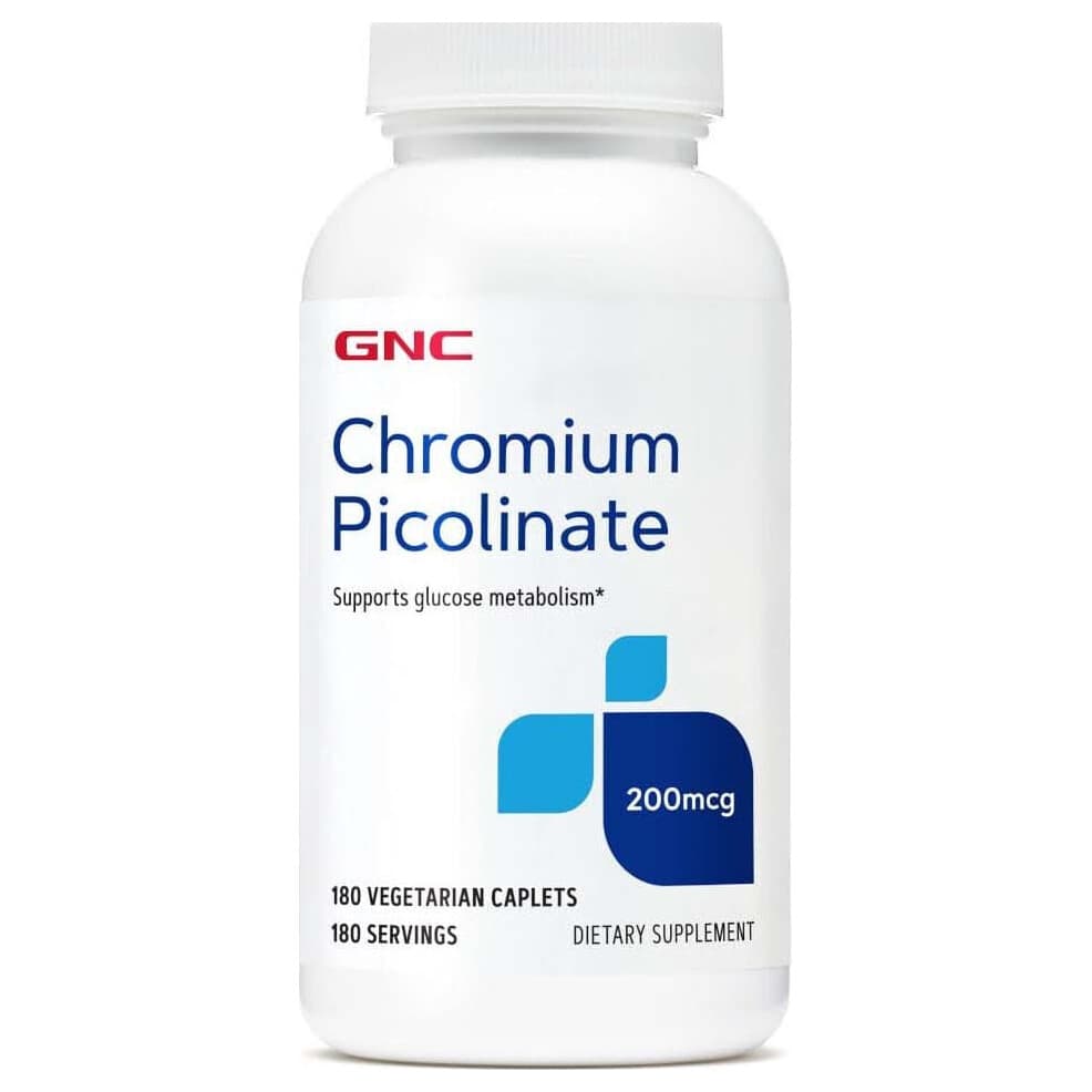 GNC Picolinato de Cromo 200mcg 180 Comprimidos