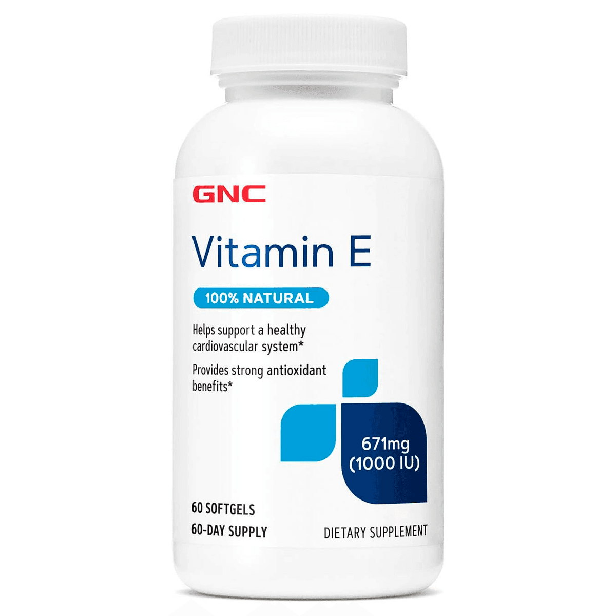 GNC Vitamina E 1000 IU 60 Cápsulas
