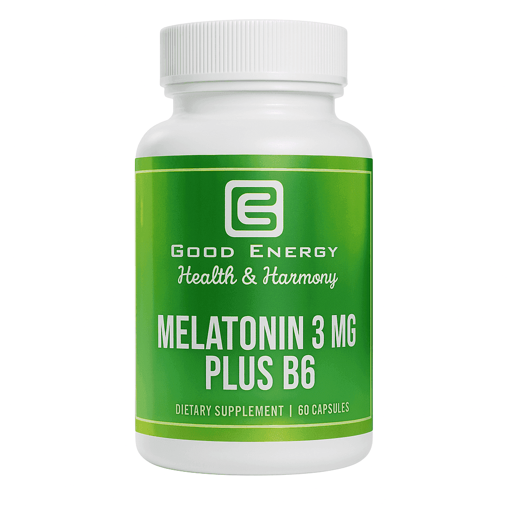 Good Energy Melatonina 3mg Plus B6 60 cápsulas