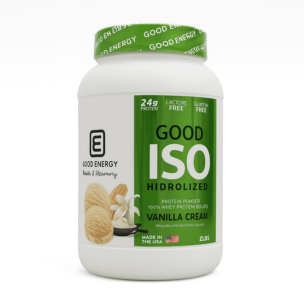 Good Energy Whey Protein Iso Hidrolized Vanilla Cream 907 g