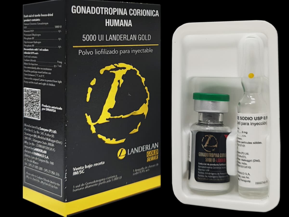 Gonadotrofina HCG Landerlan Gold Premium 5000 UI