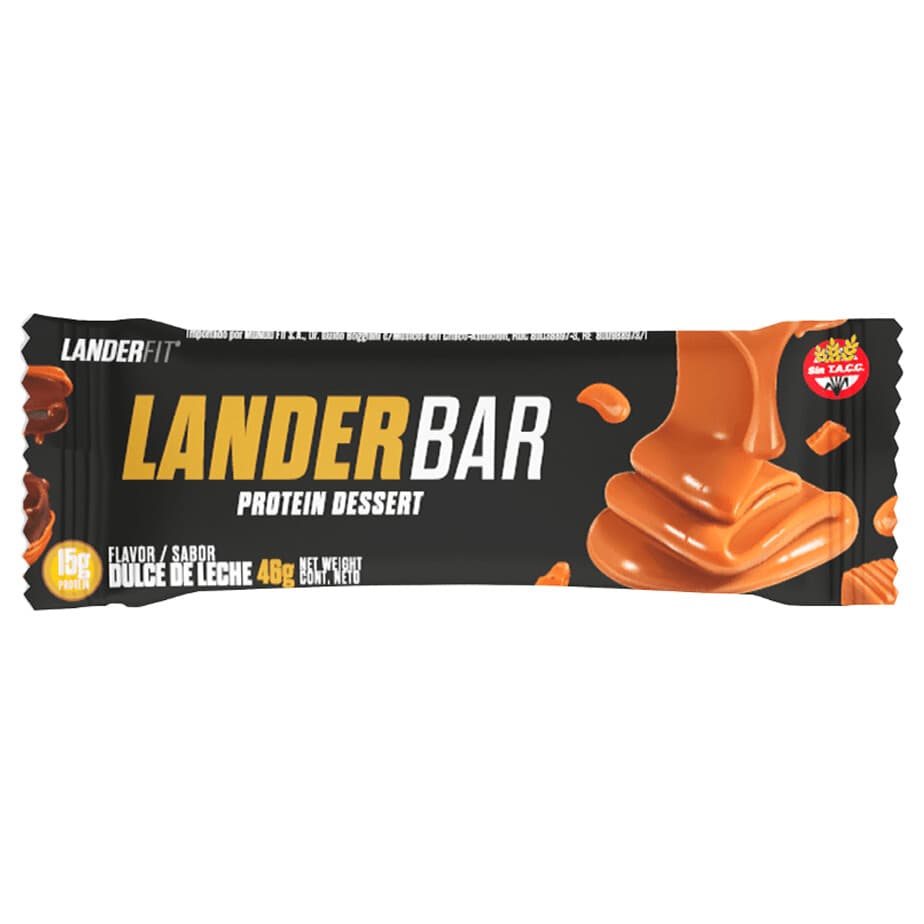 Landerfit Barra de Proteina Landerbar Protein Dessert Dulce de Leche 45GR
