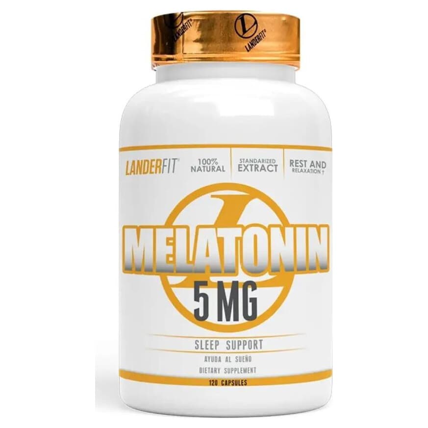 Landerfit Melatonin 5 mg 120 Cápsulas