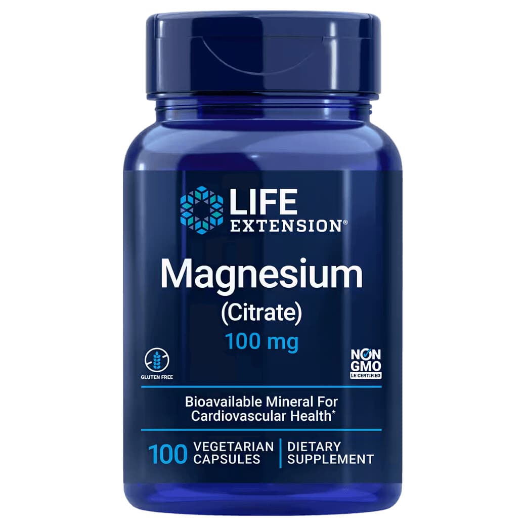 Life Extension Magnesium Citrate 100mg 100 Cápsulas