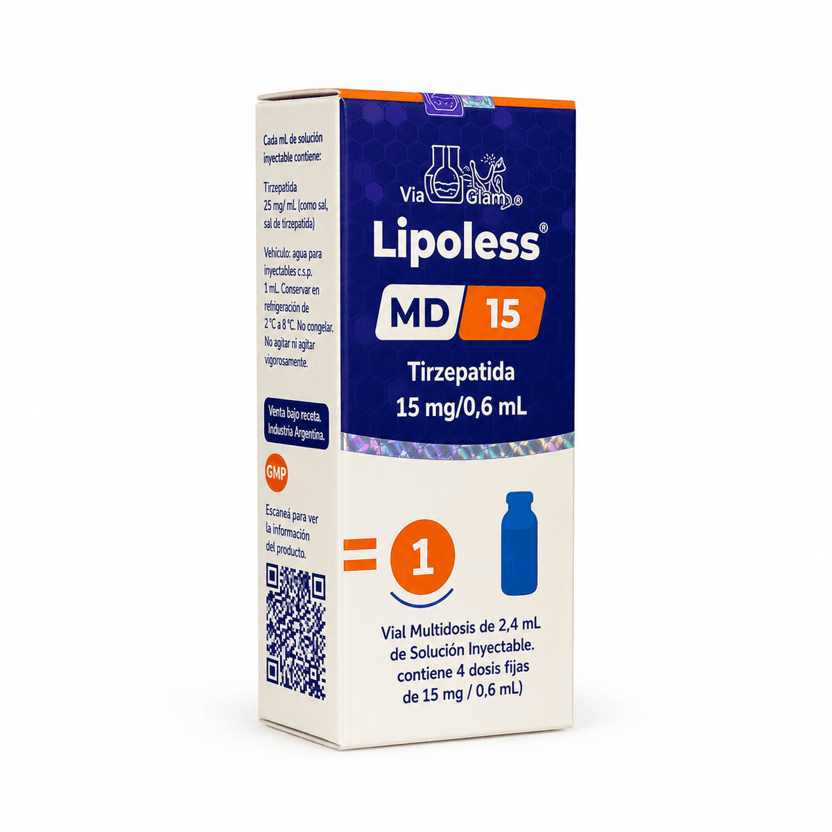 Lipoless 15mg MD 1 Ampola Tirzepatida