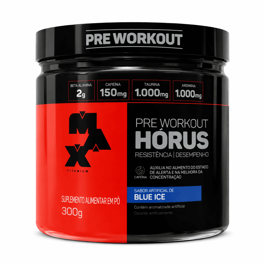 Max Titanium Pre workout Blue Ice 300g