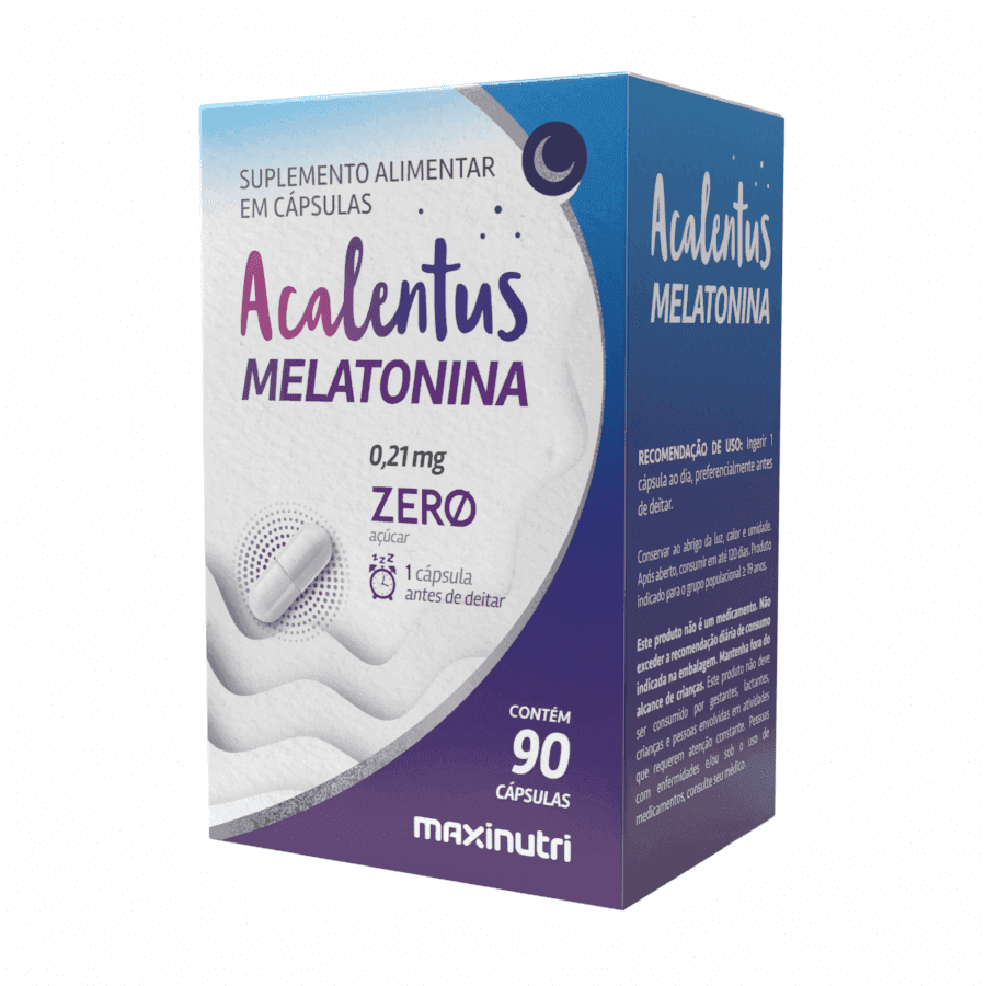 Maxinutri Acalentus Melatonina 90 Cápsulas