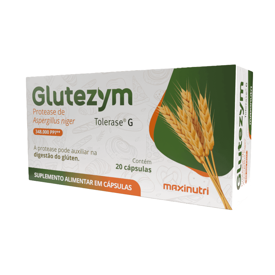 Maxinutri Glutezym Protease de Aspergillus niger 20 Cápsulas