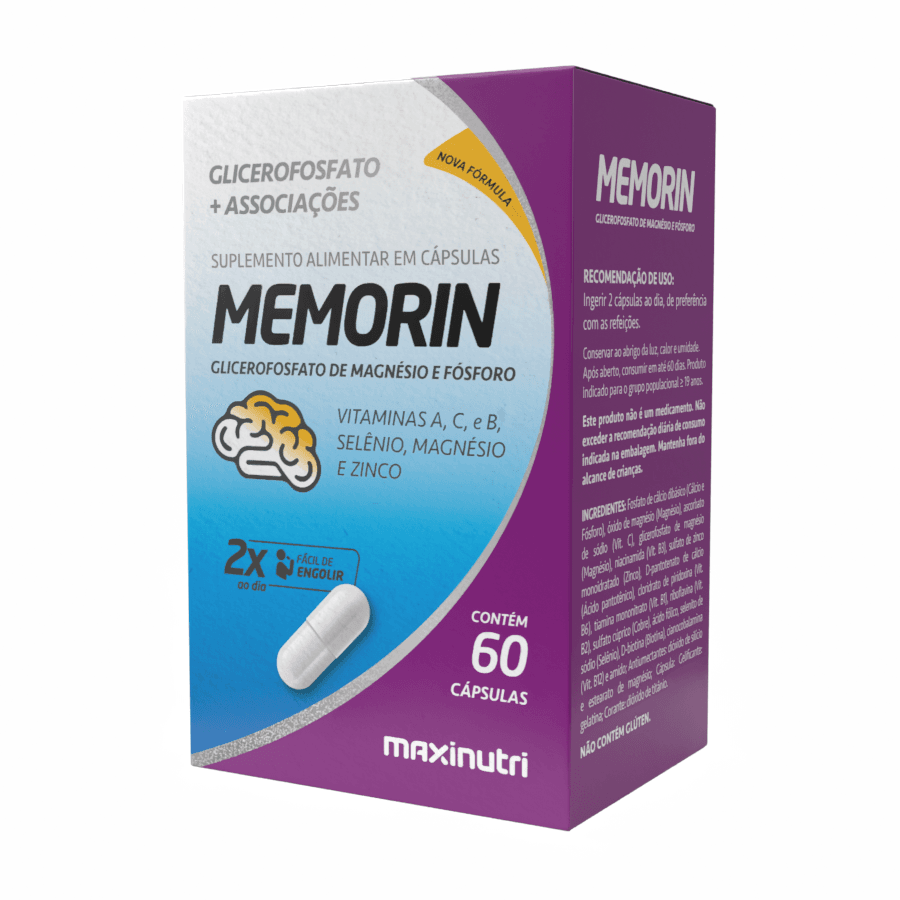 Maxinutri Memória 60 Cápsulas