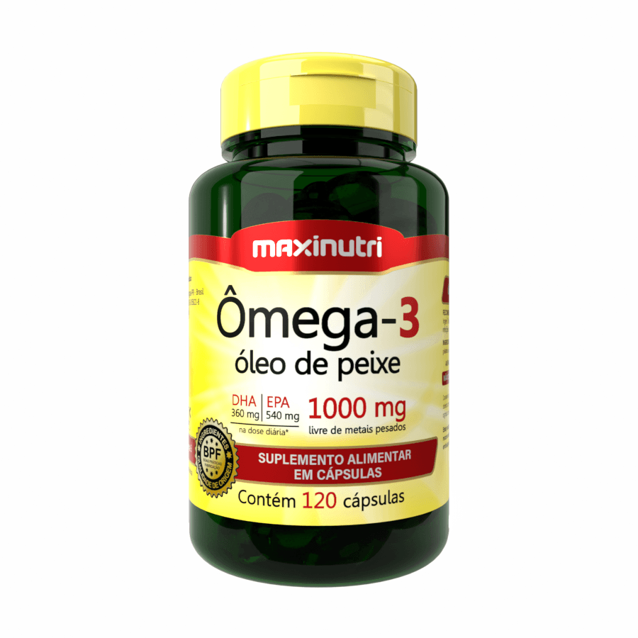 Maxinutri Ômega-3 1000mg 120 Cápsulas