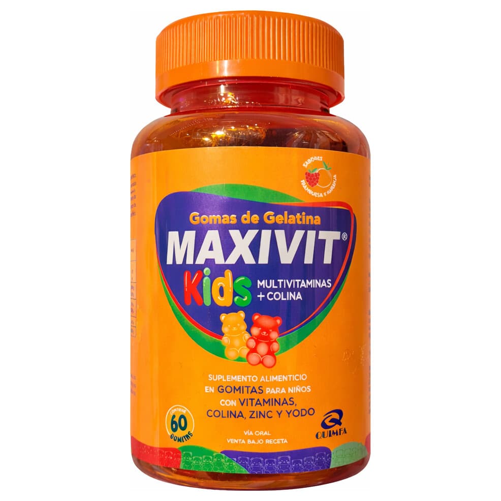 Maxivit Kids Multivitaminas+Colina 60 Gomitas