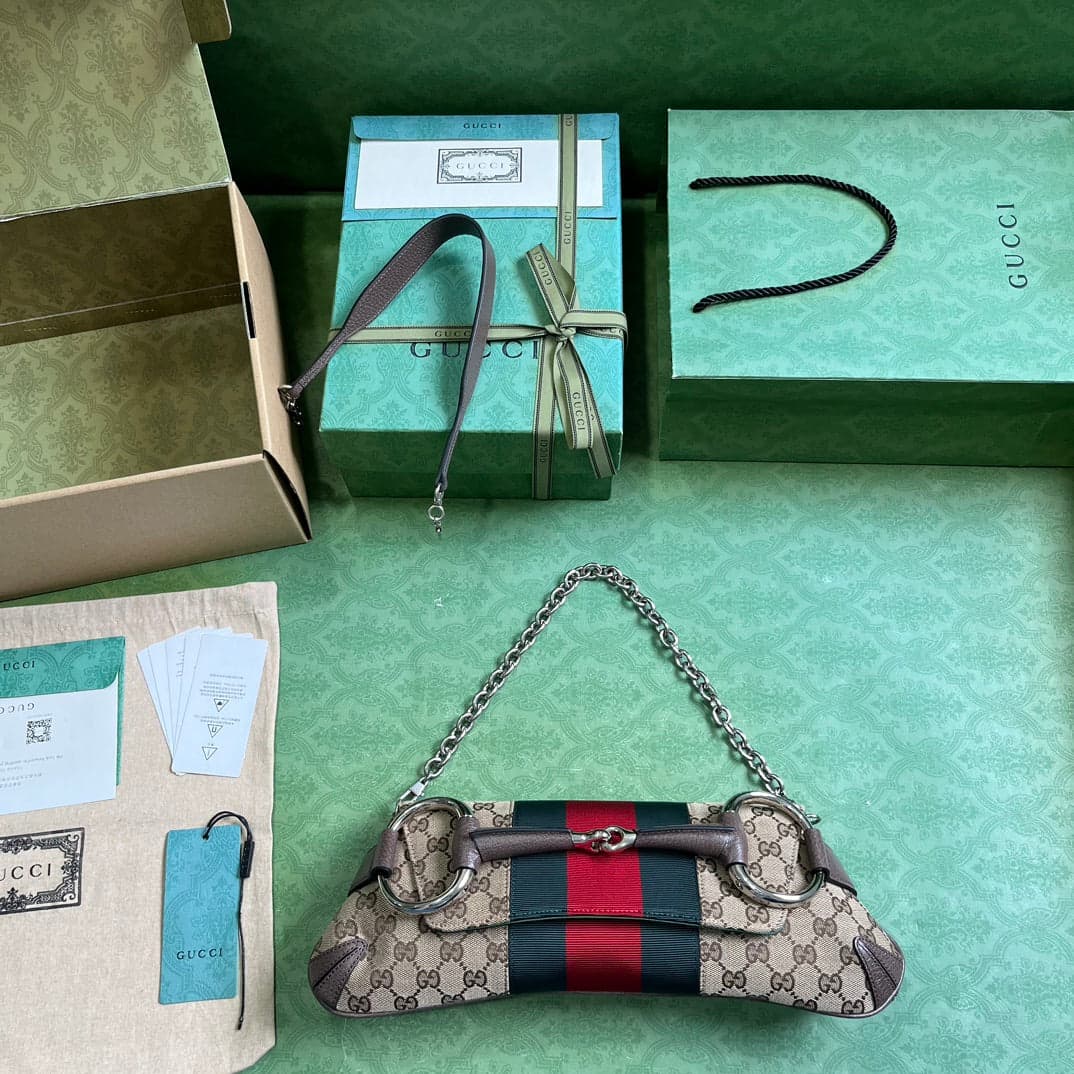 GUCCI Horsebit Chain Small Shoulder Bag