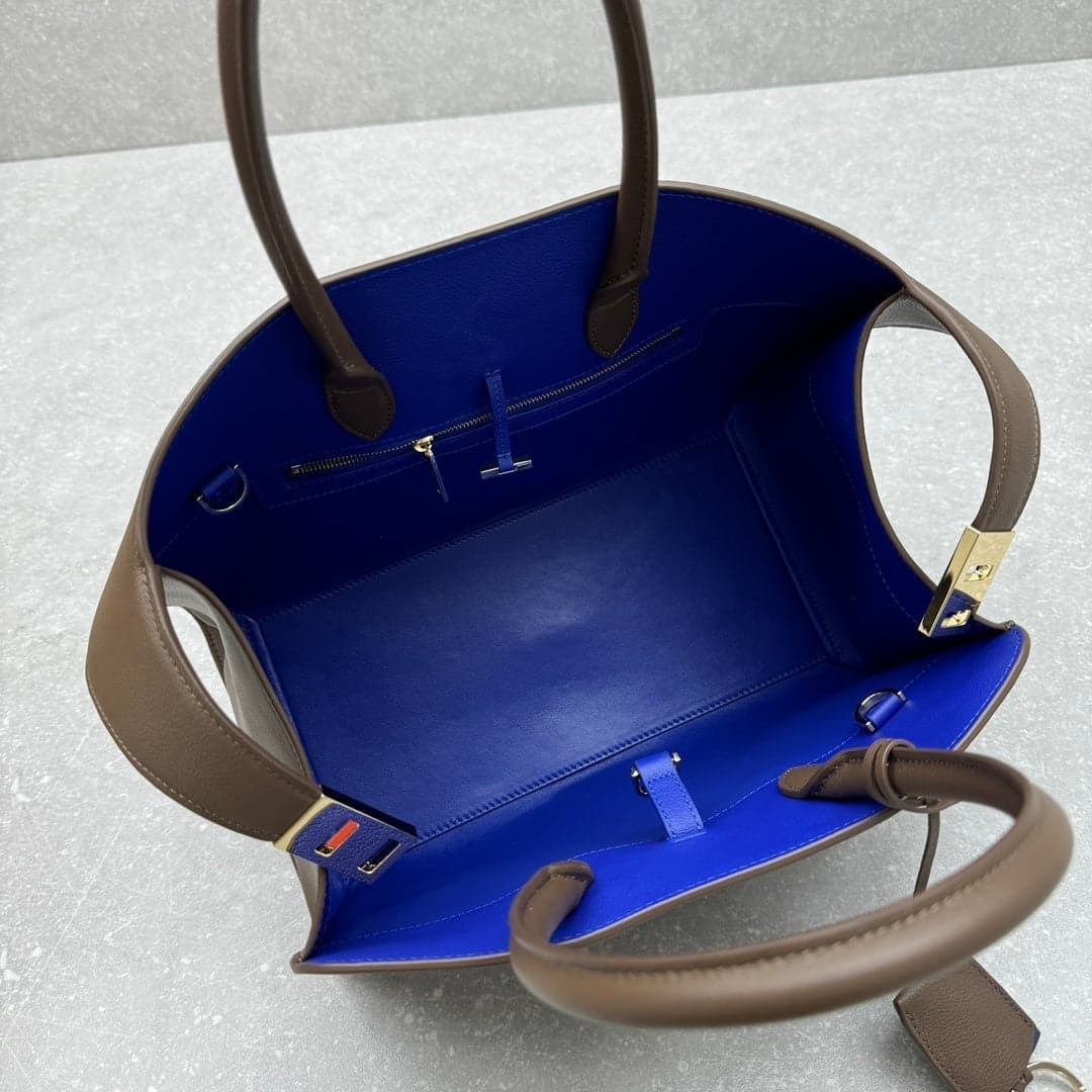 bolsa tote Ferragamo Hug Brown
