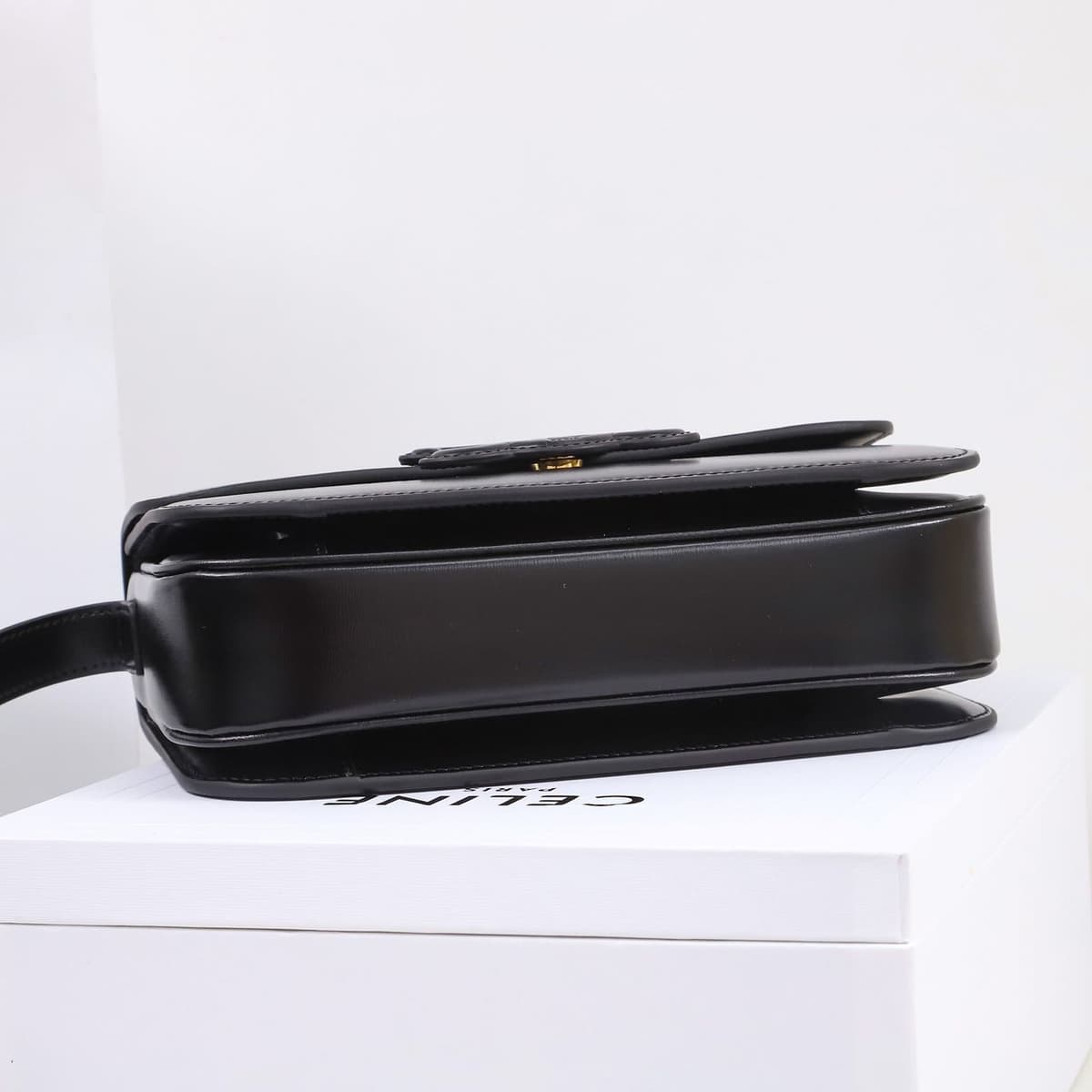Celine Calfskin Teen Cuir Triomphe Anthracite