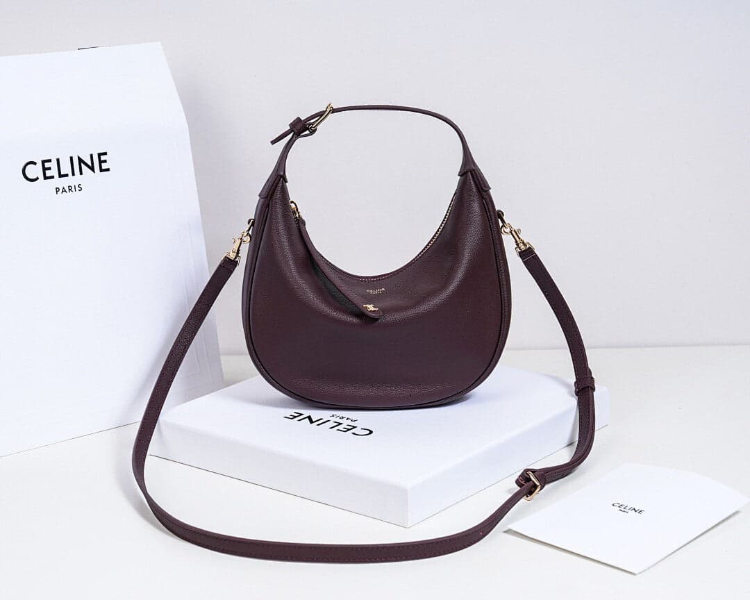 Celine Teen Lulu burgundy