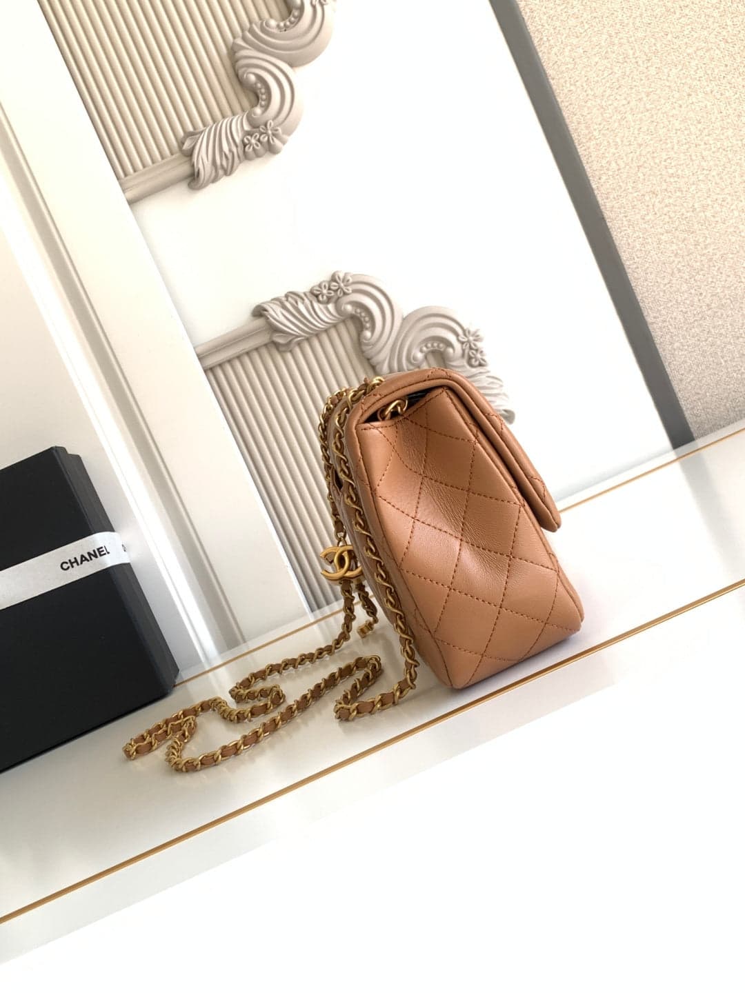 Chanel Classic Double Flap Brown.