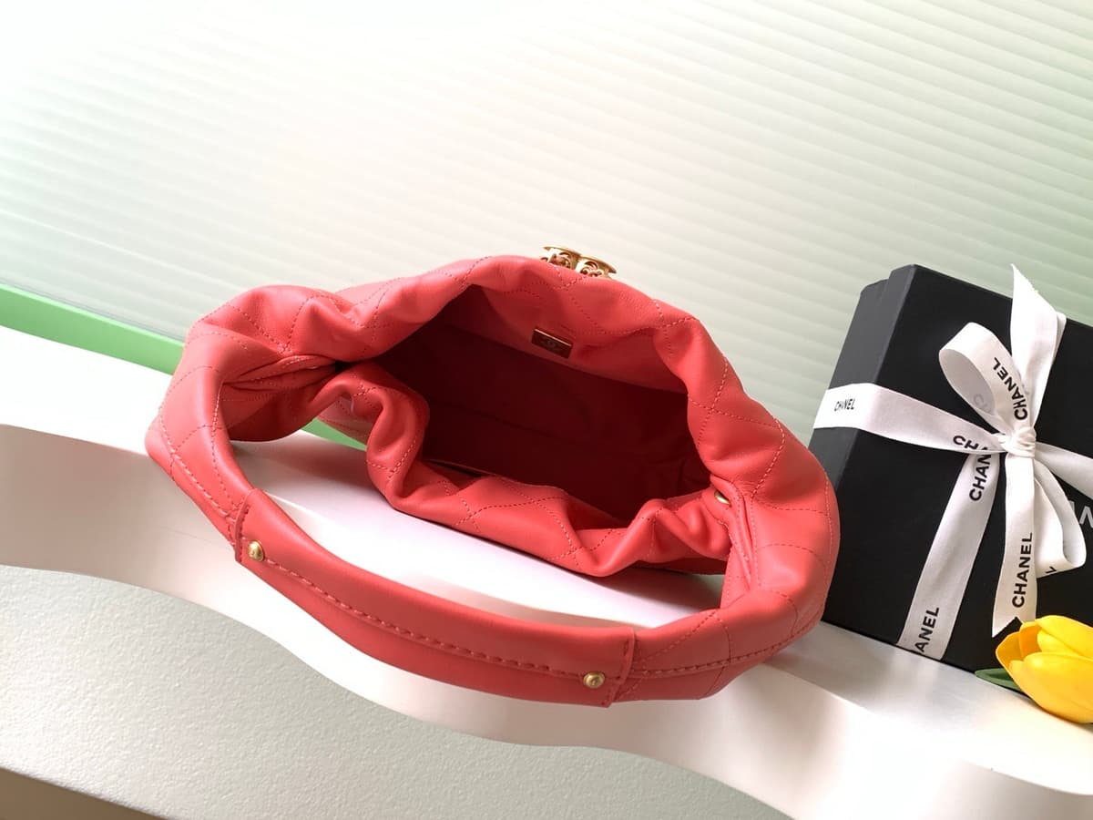 Chanel Hobo Bag Coral