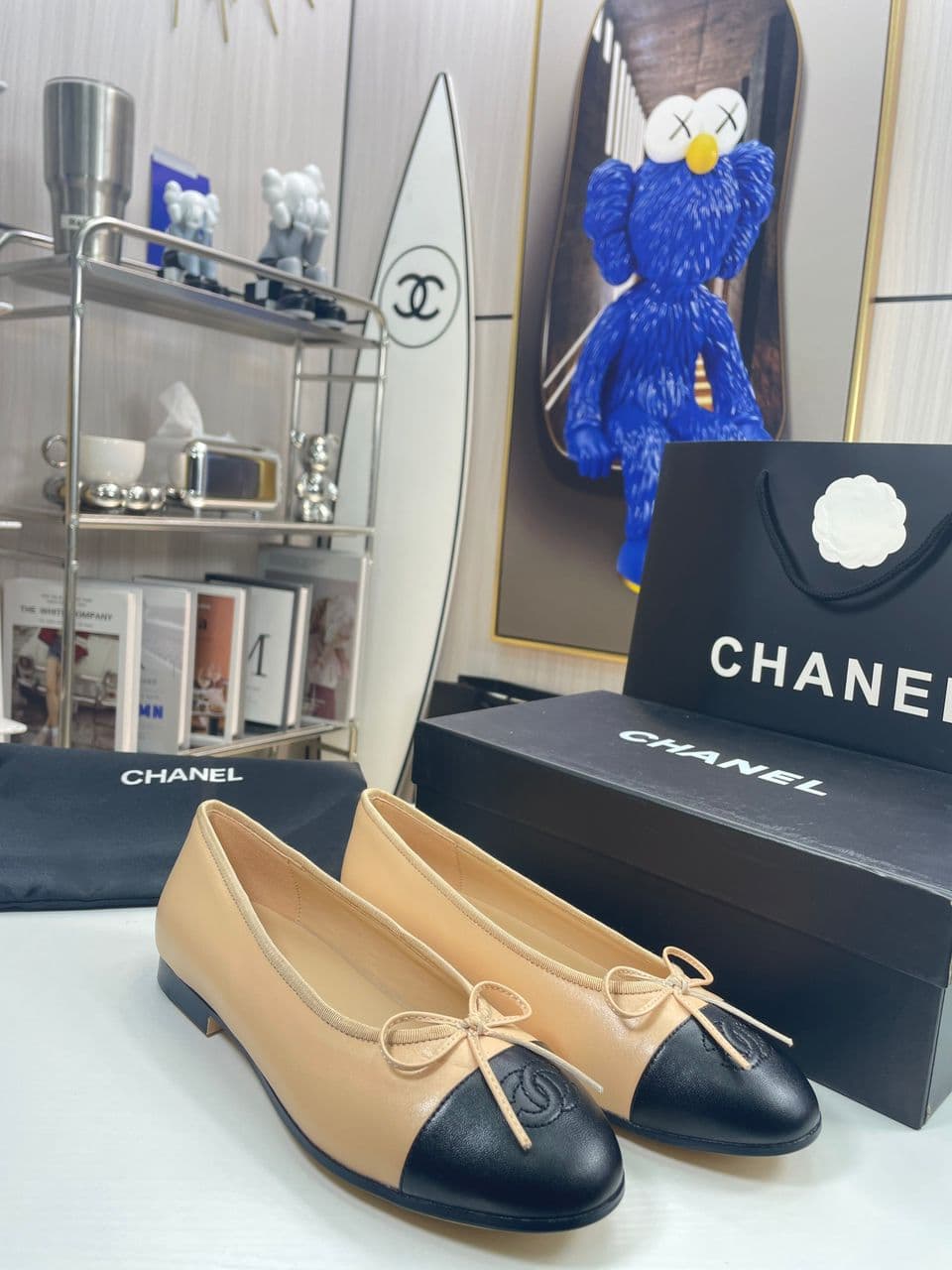 Chanel Lambskin 10mm Ballet Flats (Pronta entrega)