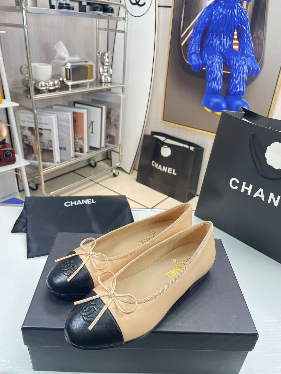 Chanel Lambskin 10mm Ballet Flats (Pronta entrega)