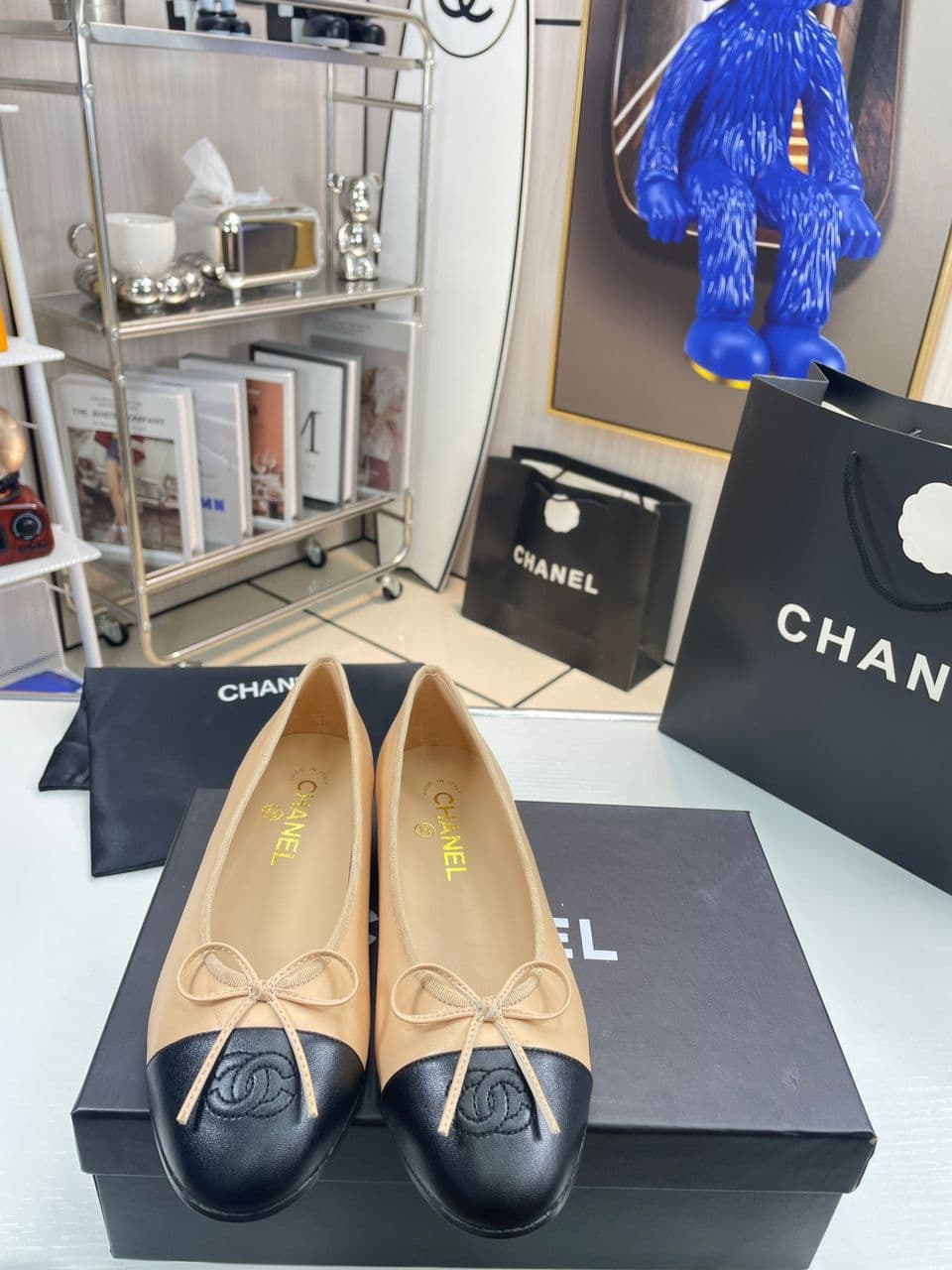 Chanel Lambskin 10mm Ballet Flats (Pronta entrega)