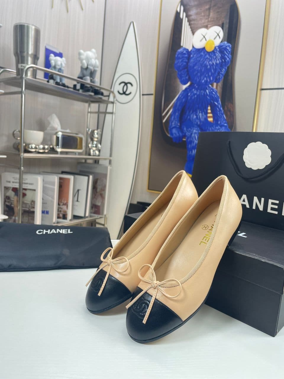 Chanel Lambskin 10mm Ballet Flats (Pronta entrega)