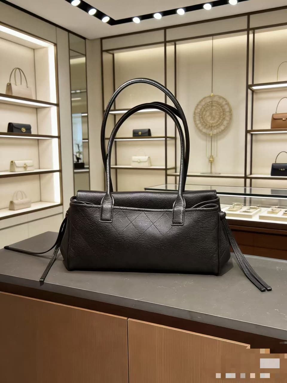Chanel Small Shopping Bag Black
