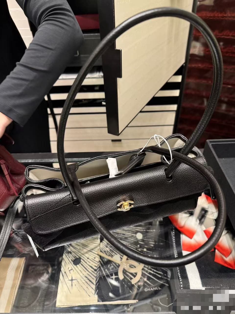 Chanel Small Shopping Bag Black