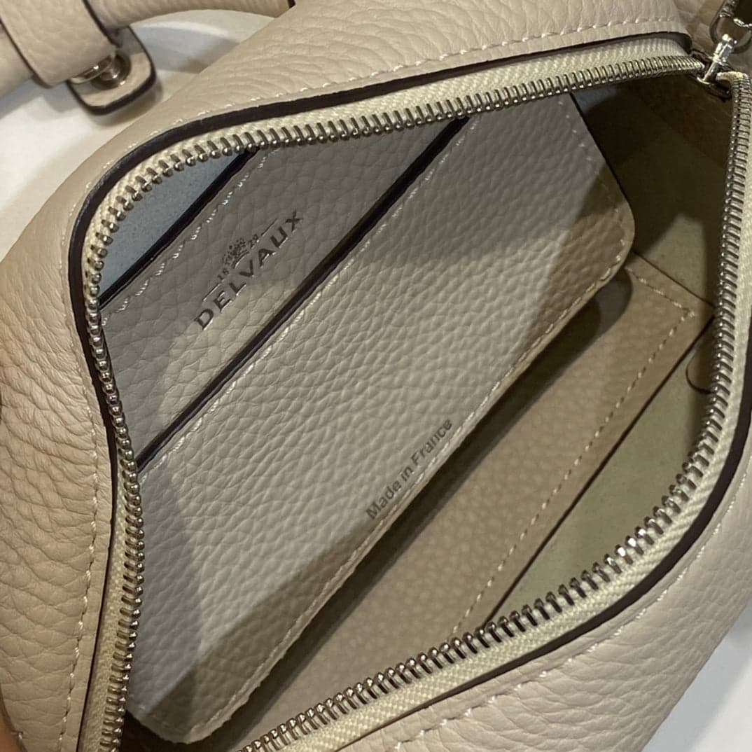 Delvaux Cool Box Nano Off-White
