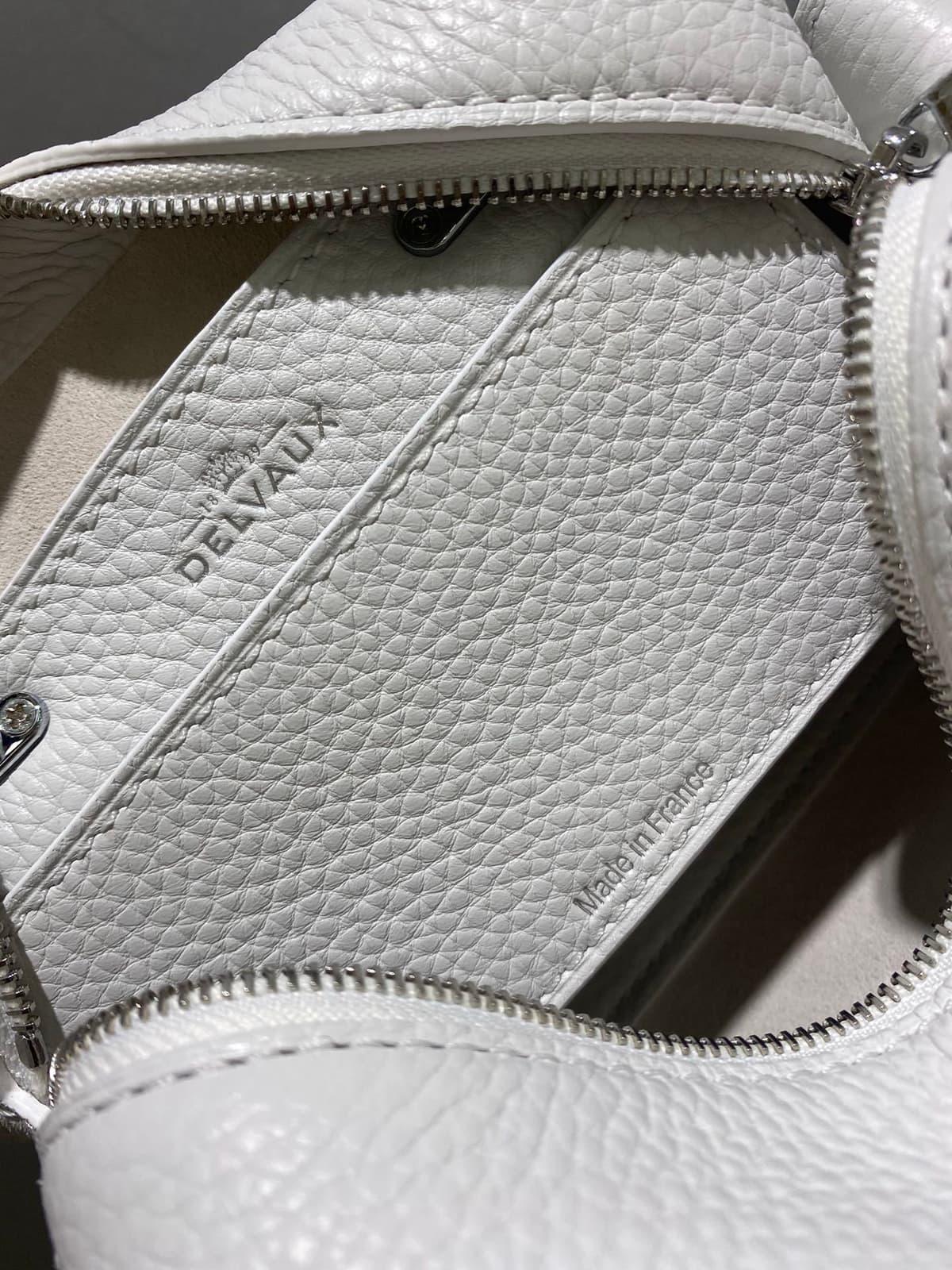Delvaux Cool Box Nano White