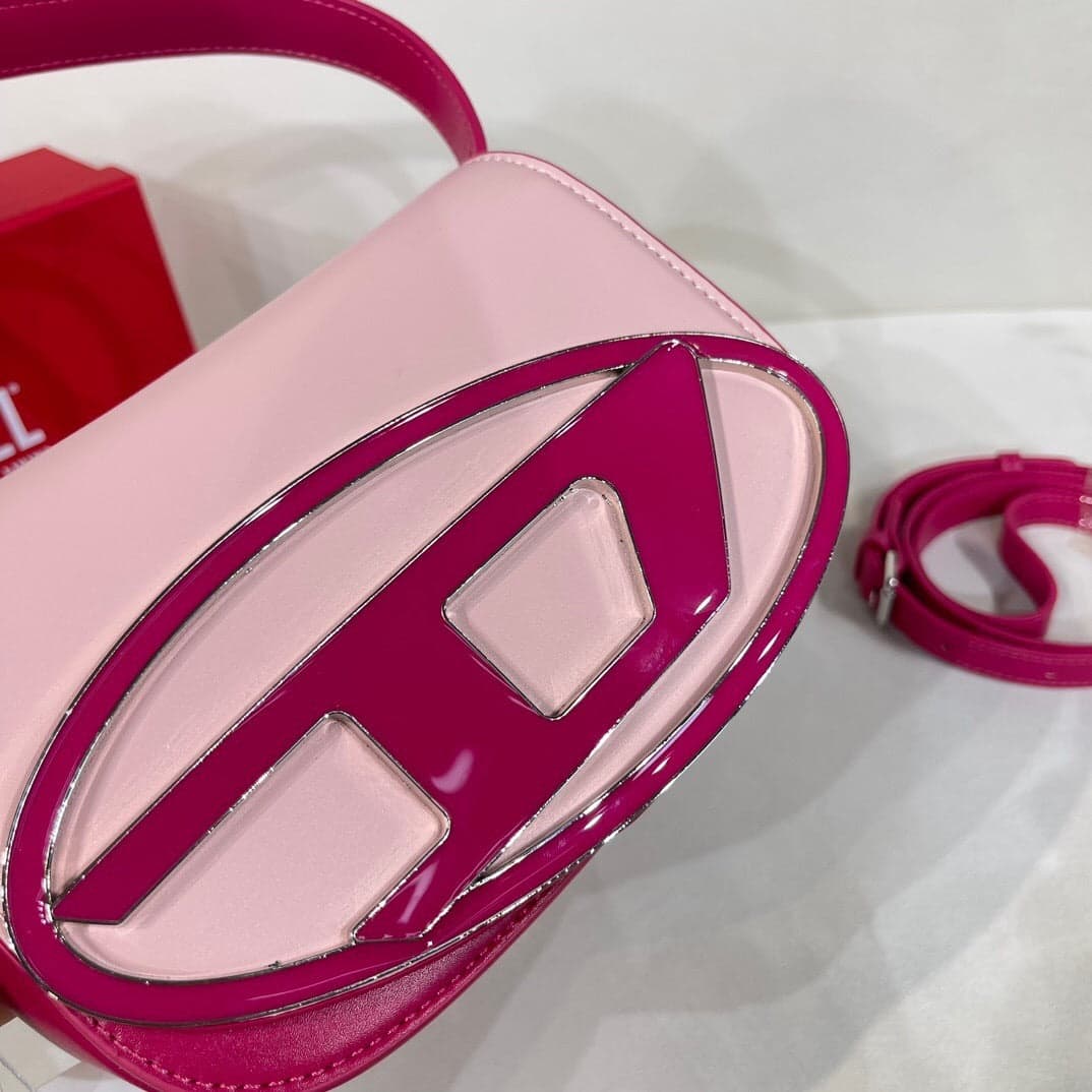 Diesel 1DR Shoulder Bag Nappa Leather pink