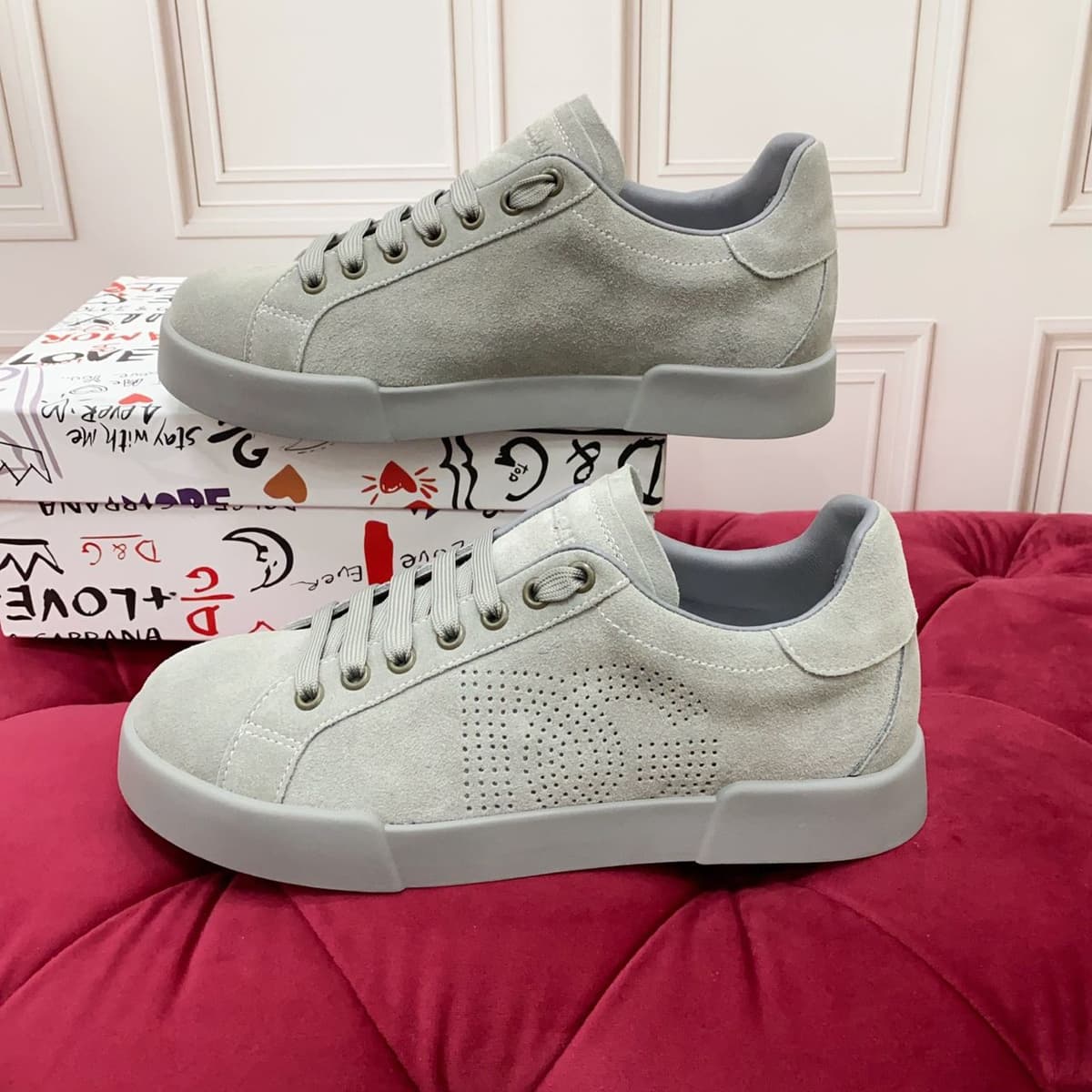 Dolce & Gabbana Perforated Logo