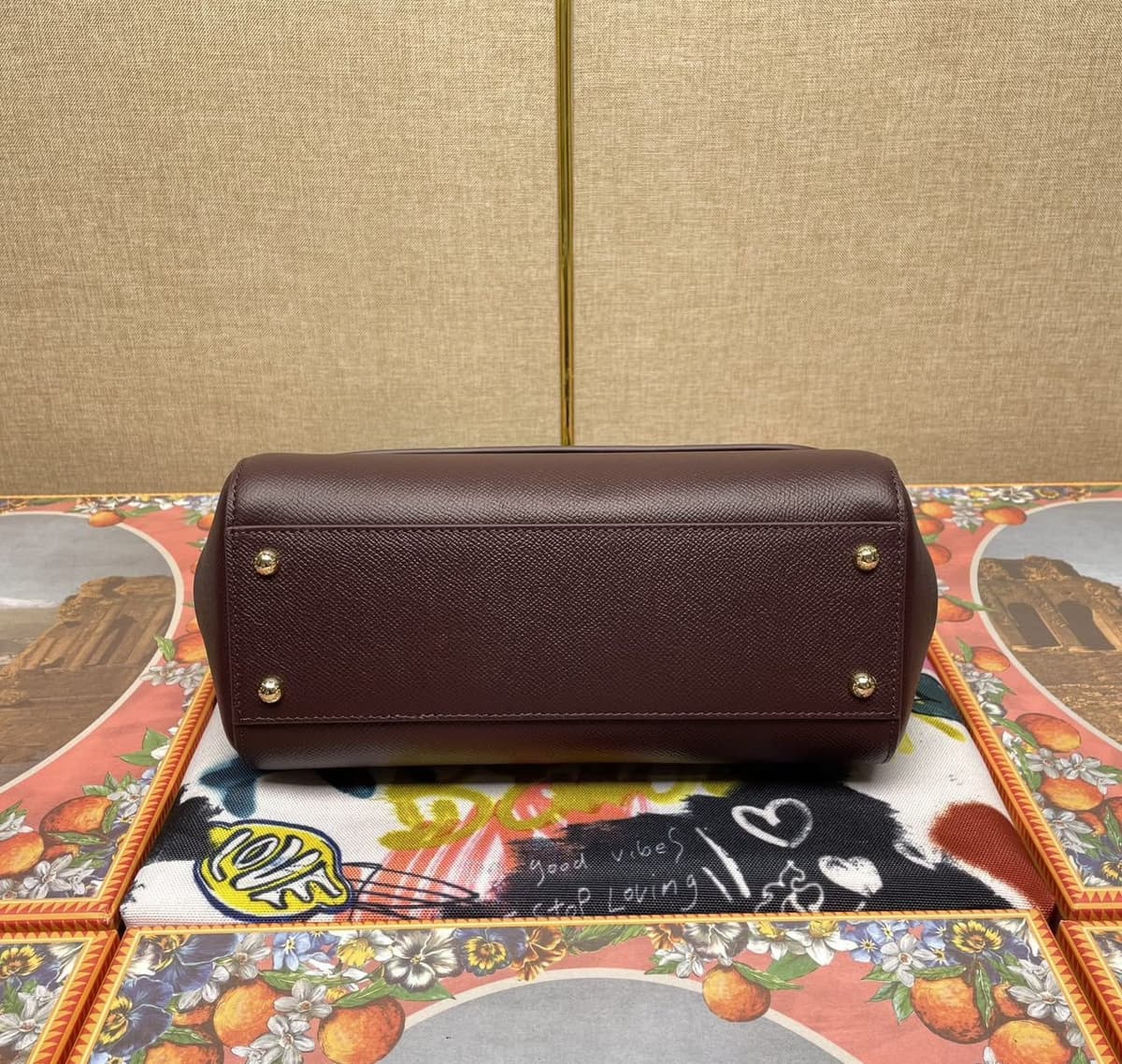 Dolce & Gabbana Sicily Small Handbag Brown
