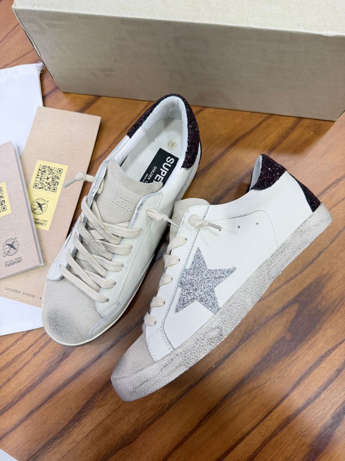 Golden Goose GGDB Silver Star board