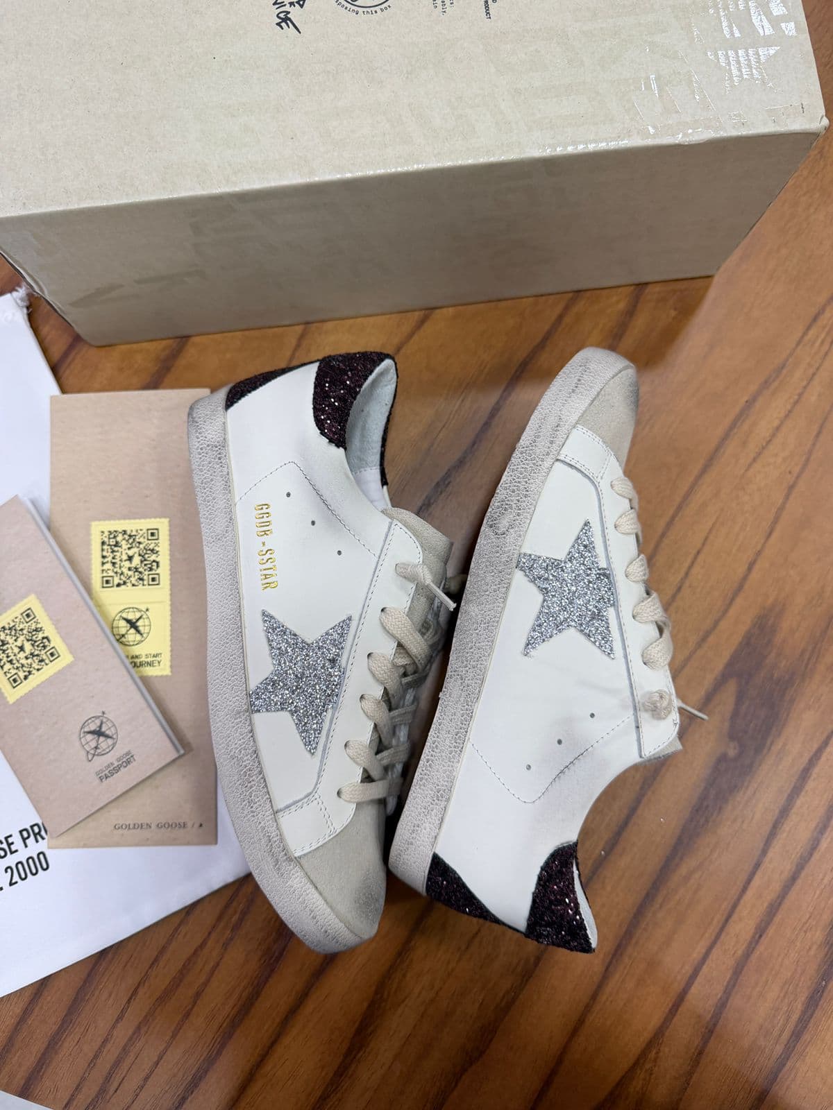 Golden Goose GGDB Silver Star board
