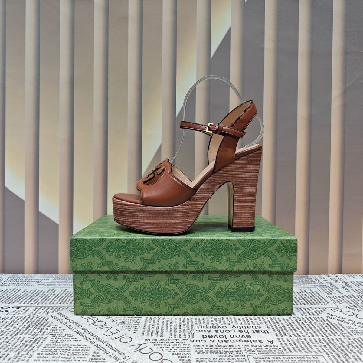 Gucci Interlocking GG Com Salto 110mm