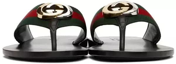 GUCCI Red & Green Kika Thong Sandals (MASCULINO) ( Pronta entrega)