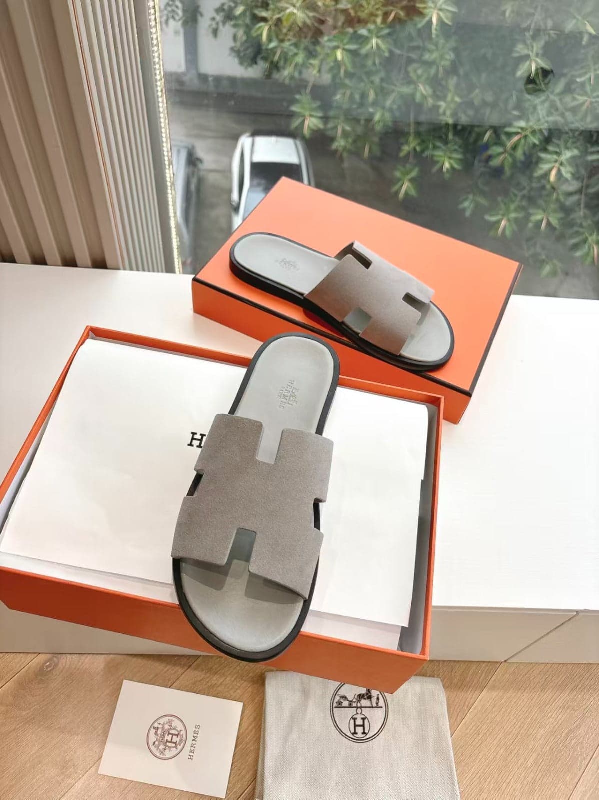 Hermes Sandália Izmir gray