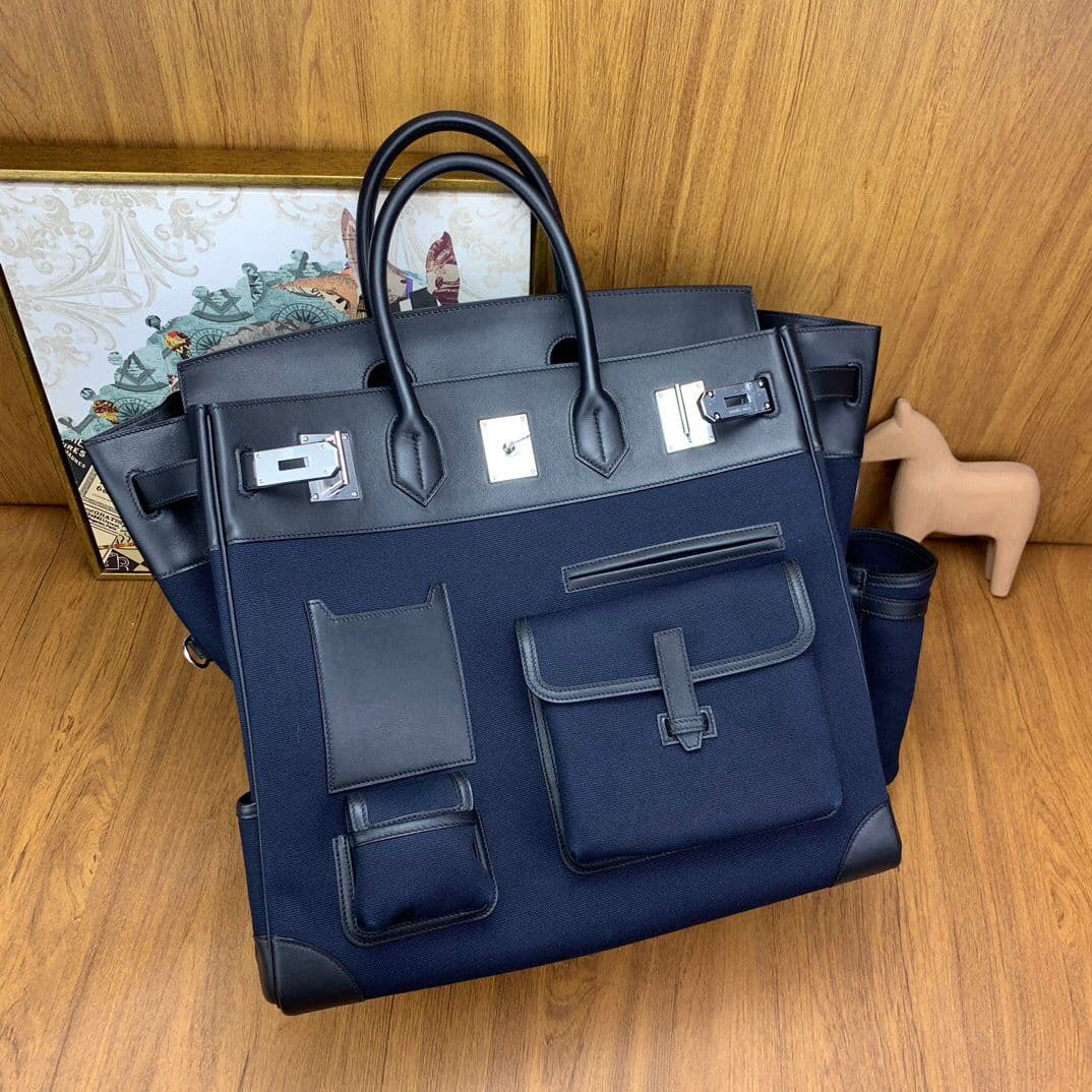 Hermès Haut à Courroies Blue